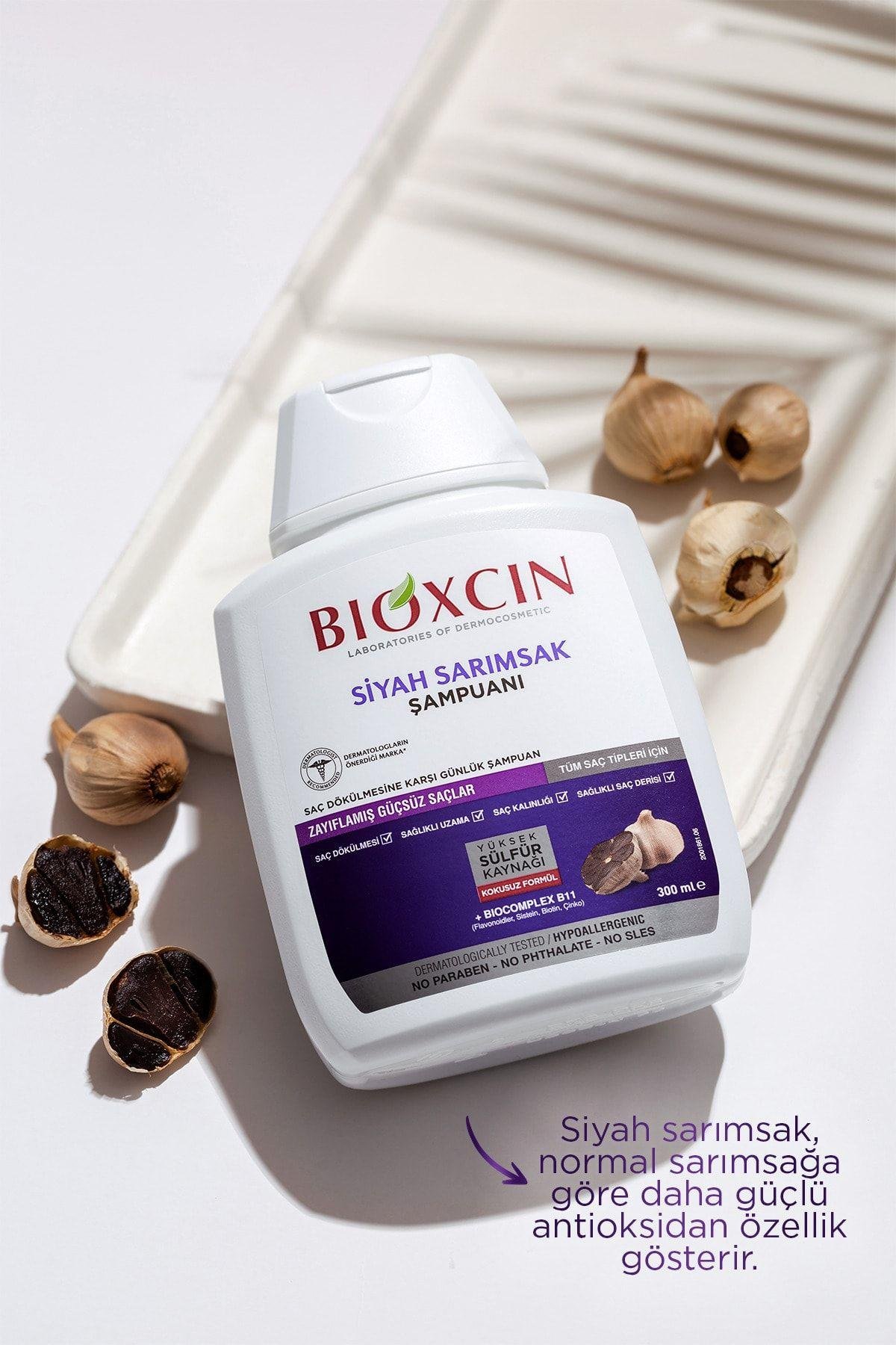 BİOXCİNŞAMPUANLARBioxcin Siyah Sarımsak Şampuanı 300 ml