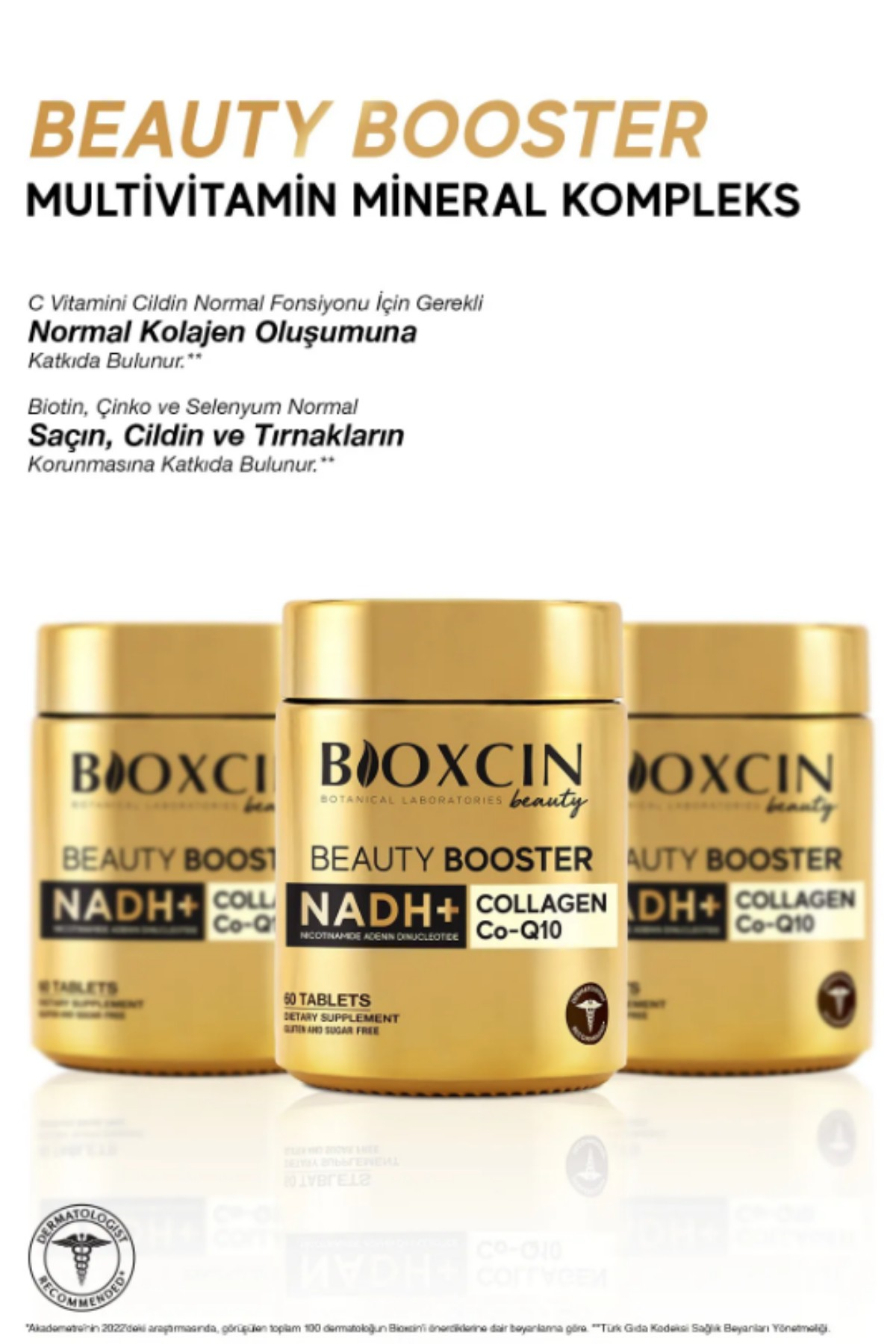 BİOXCİNVİTAMİN-MİNERALLERBioxcin Beauty Booster 60 Tablet 3 Adet