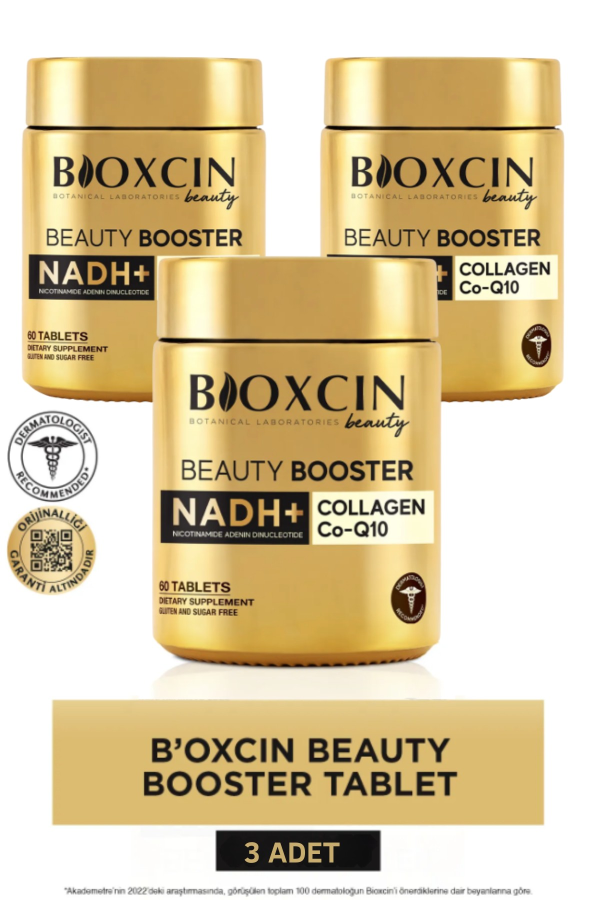 BİOXCİNVİTAMİN-MİNERALLERBioxcin Beauty Booster 60 Tablet 3 Adet