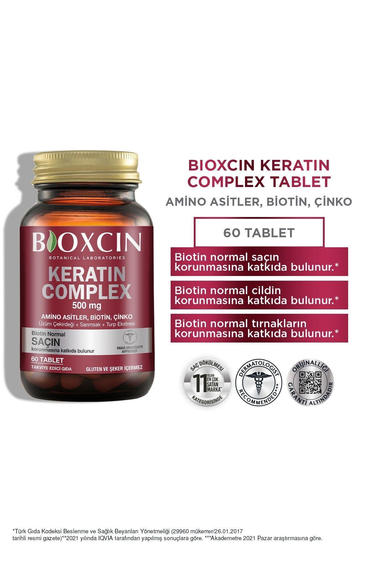 BİOXCİNVİTAMİN-MİNERALLERBioxcin Keratin Complex 60 Tablet