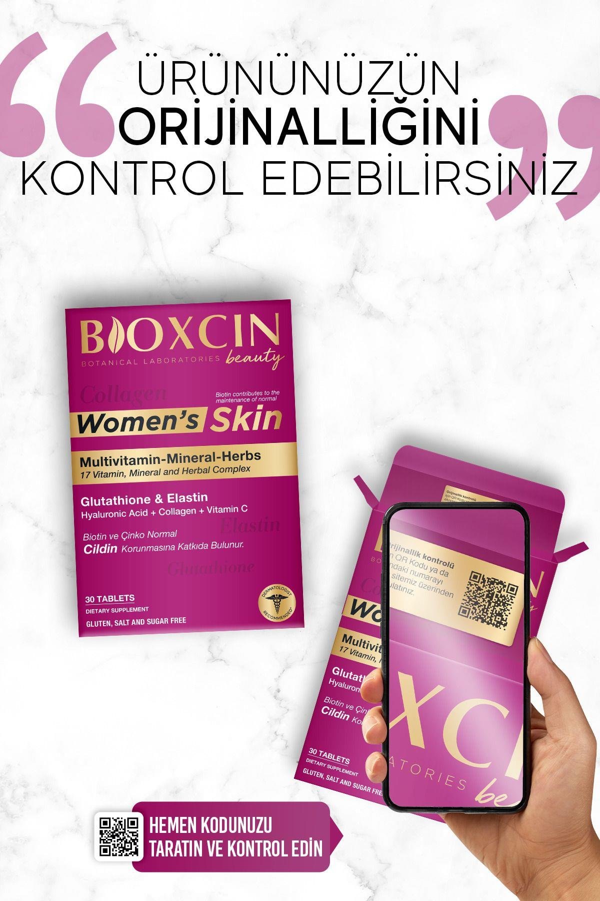 BİOXCİNVİTAMİN-MİNERALLERBioxcin Women's Skin 30 Tablet