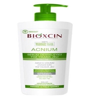 BİOXCİNYÜZ TEMİZLEYİCİLERBioxcin Acnium Sebum Dengeleyici Yüz Yıkama Jeli 500 ml
