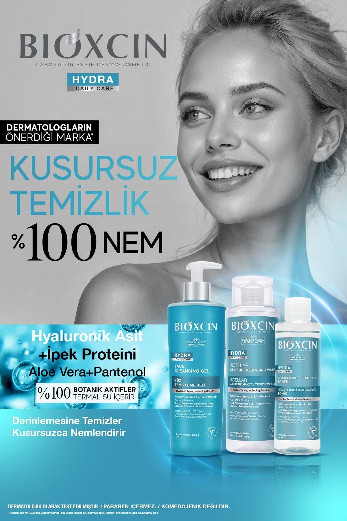 BİOXCİNYÜZ TEMİZLEYİCİLERBioxcin Hydra Yüz Temizleme Jeli 500 ml
