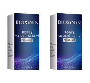 BİOXİNİNSAÇ SERUMLARIBioxinin Forte Minoksidil %5 Deri Spreyi 60 ml 2 Adet