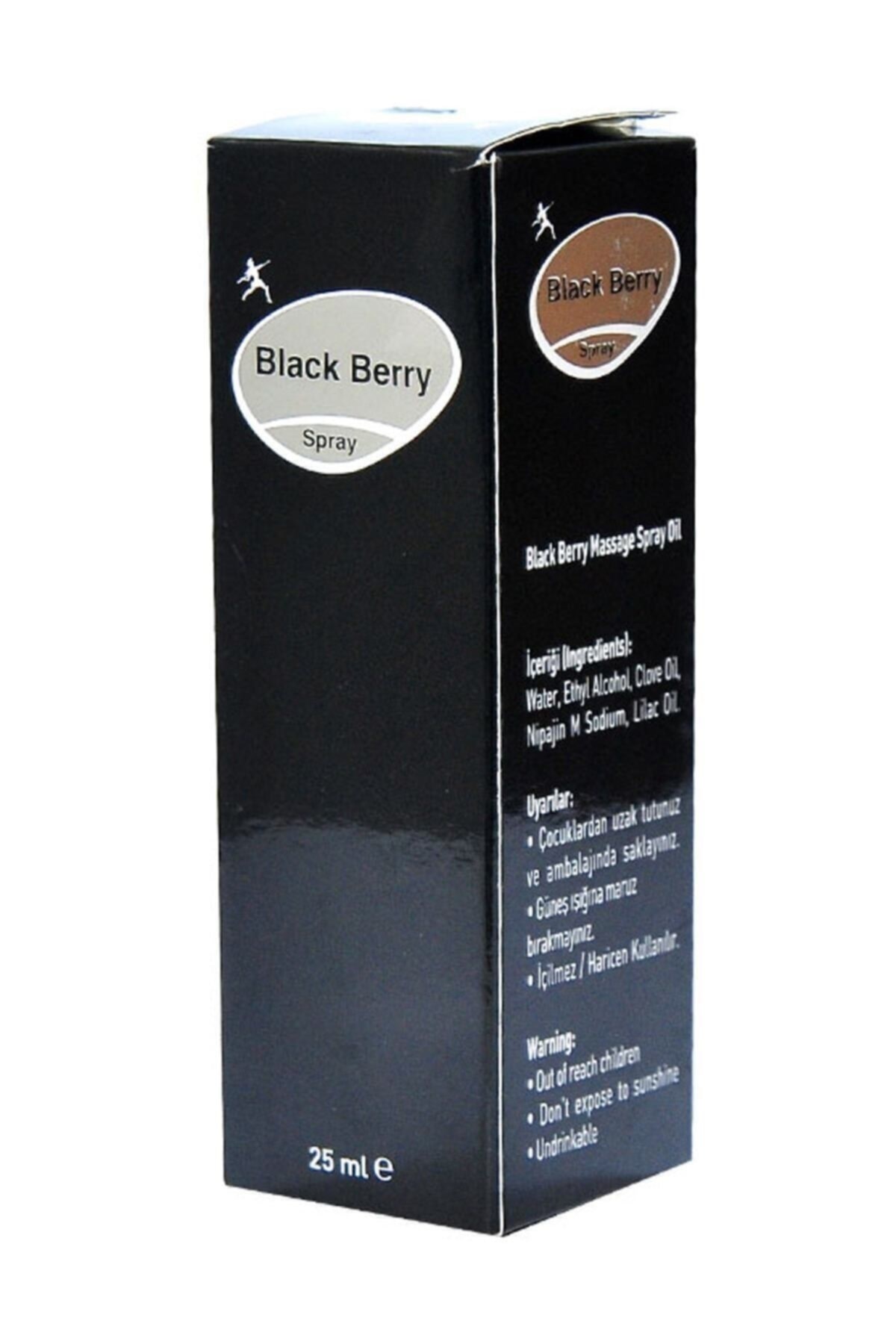 BLACK BERRYKAYGANLAŞTIRICI VE DİĞER ÜRÜNLERBlack Berry Geciktirici Masaj Spreyi 25 ml