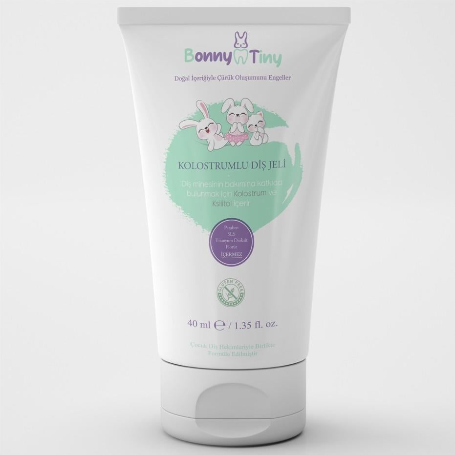 Bonny TinyBEBEK VE ÇOCUK DİŞ MACUNLARIBonny Tiny Koruyucu Kolostrumlu Diş Jeli 40 ml