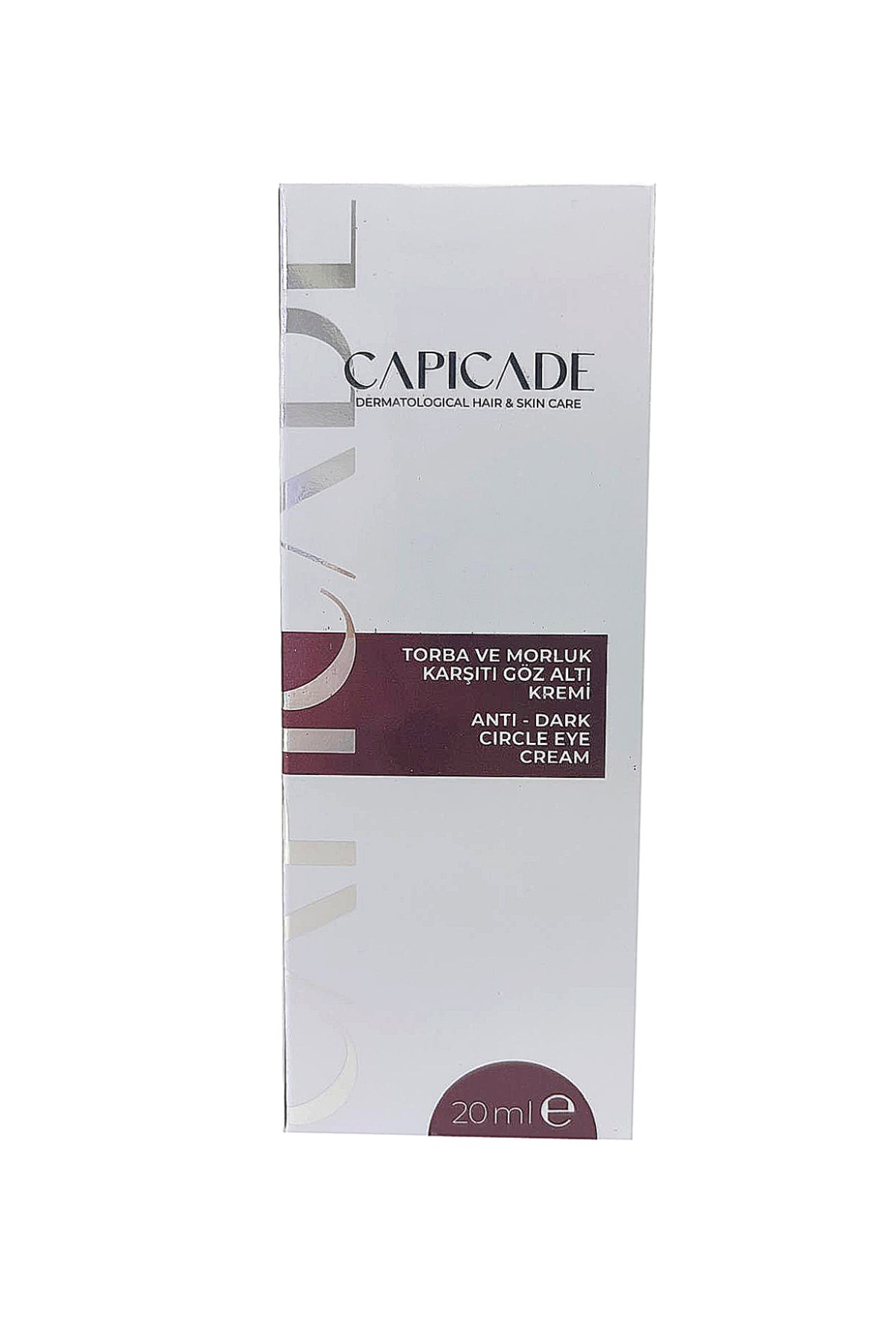 CAPİCADEGÖZ ÇEVRESİ BAKIMICapicade Torba ve Morluk Karşıtı Göz Altı Kremi 20 ml