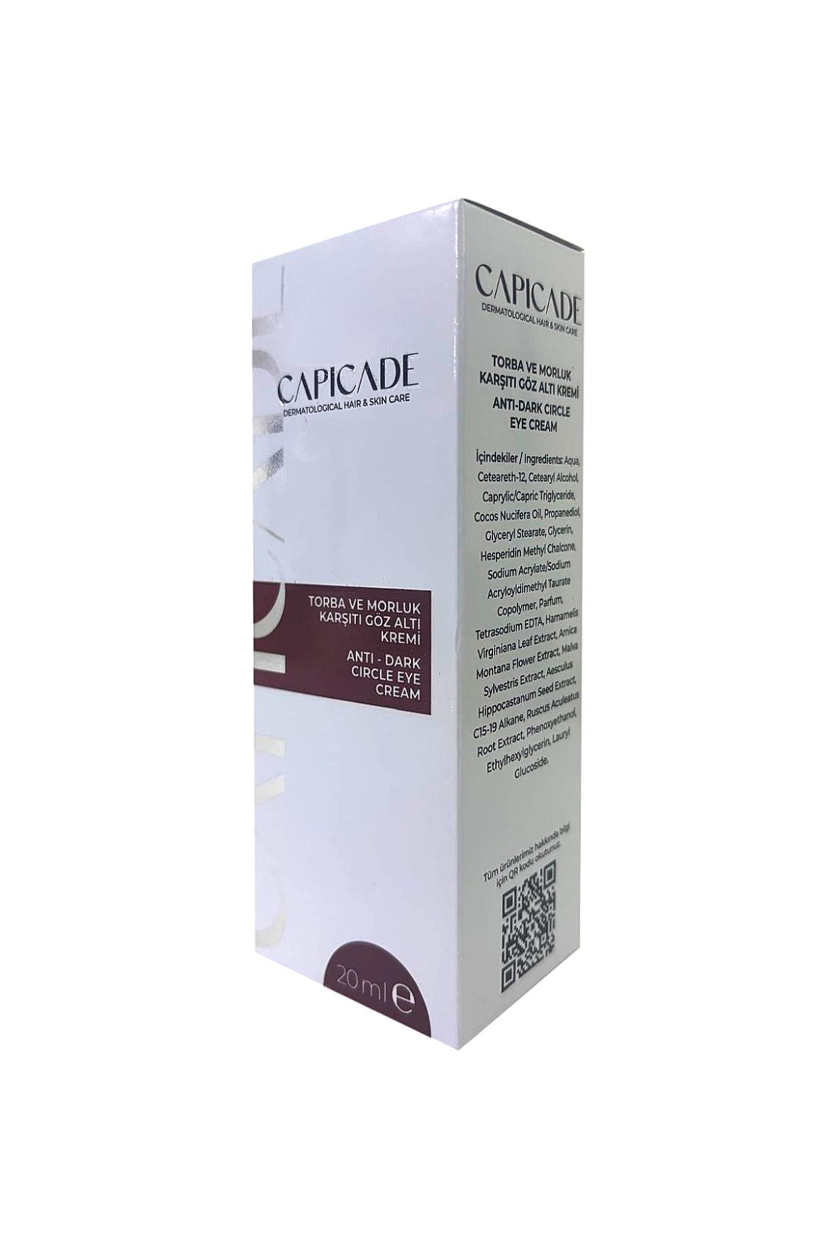CAPİCADEGÖZ ÇEVRESİ BAKIMICapicade Torba ve Morluk Karşıtı Göz Altı Kremi 20 ml