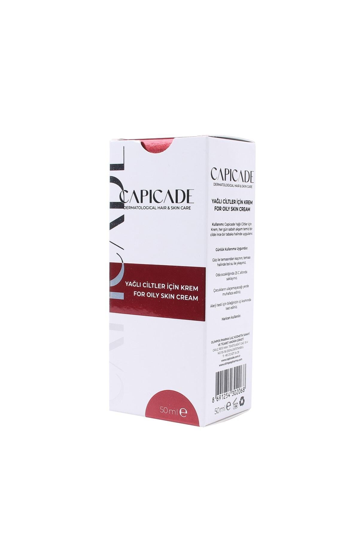 CAPİCADENEMLENDİRİCİLERCapicade Yağlı Ciltler İçin Krem 50 ml
