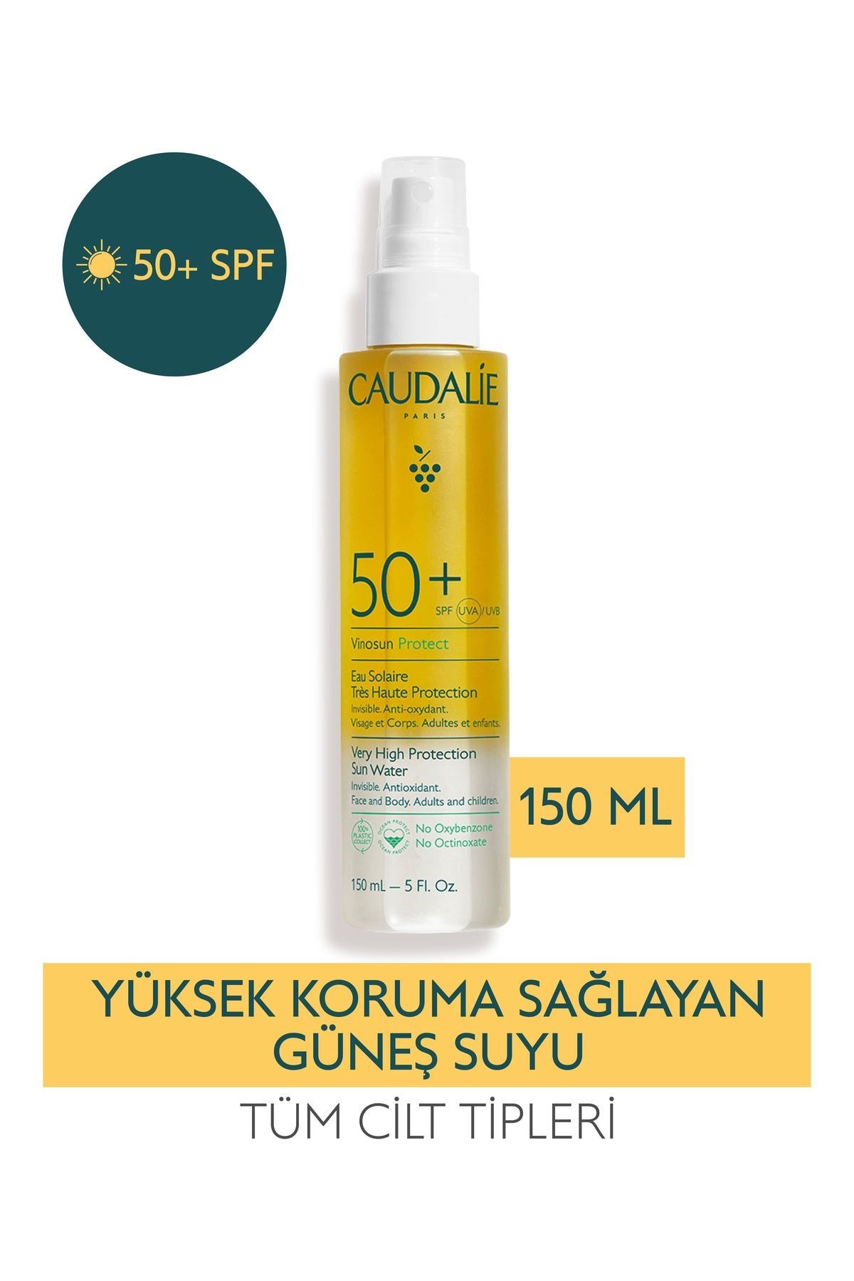 CAUDALİECİLT BAKIM ÜRÜNLERİCaudalie Vinosun Very High Protection Water SPF50 150 ml