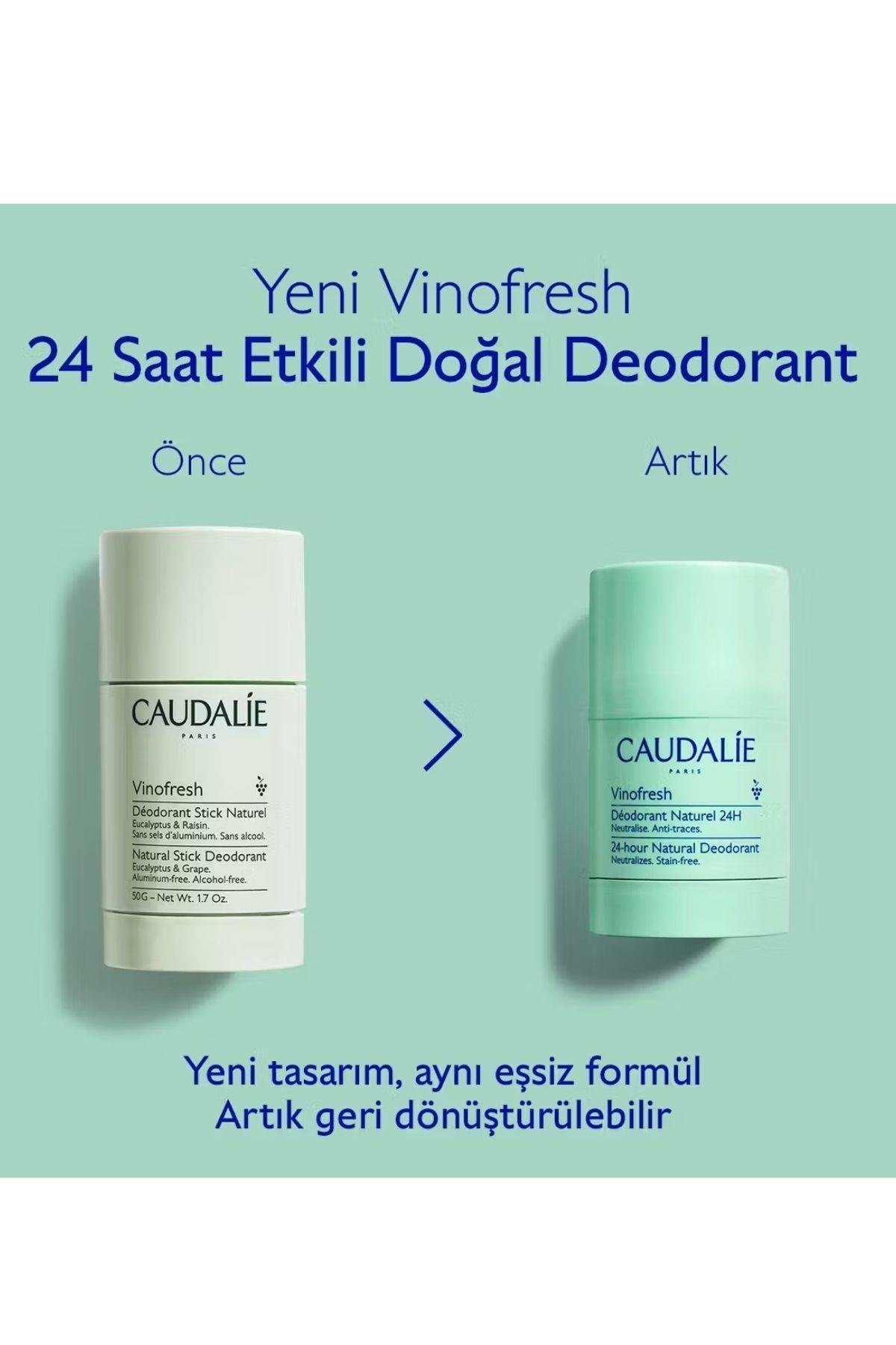 CAUDALİEDEODORANT & ROLL-ONCaudalie Vinofresh Naturel Stick Deodorant 50 gr