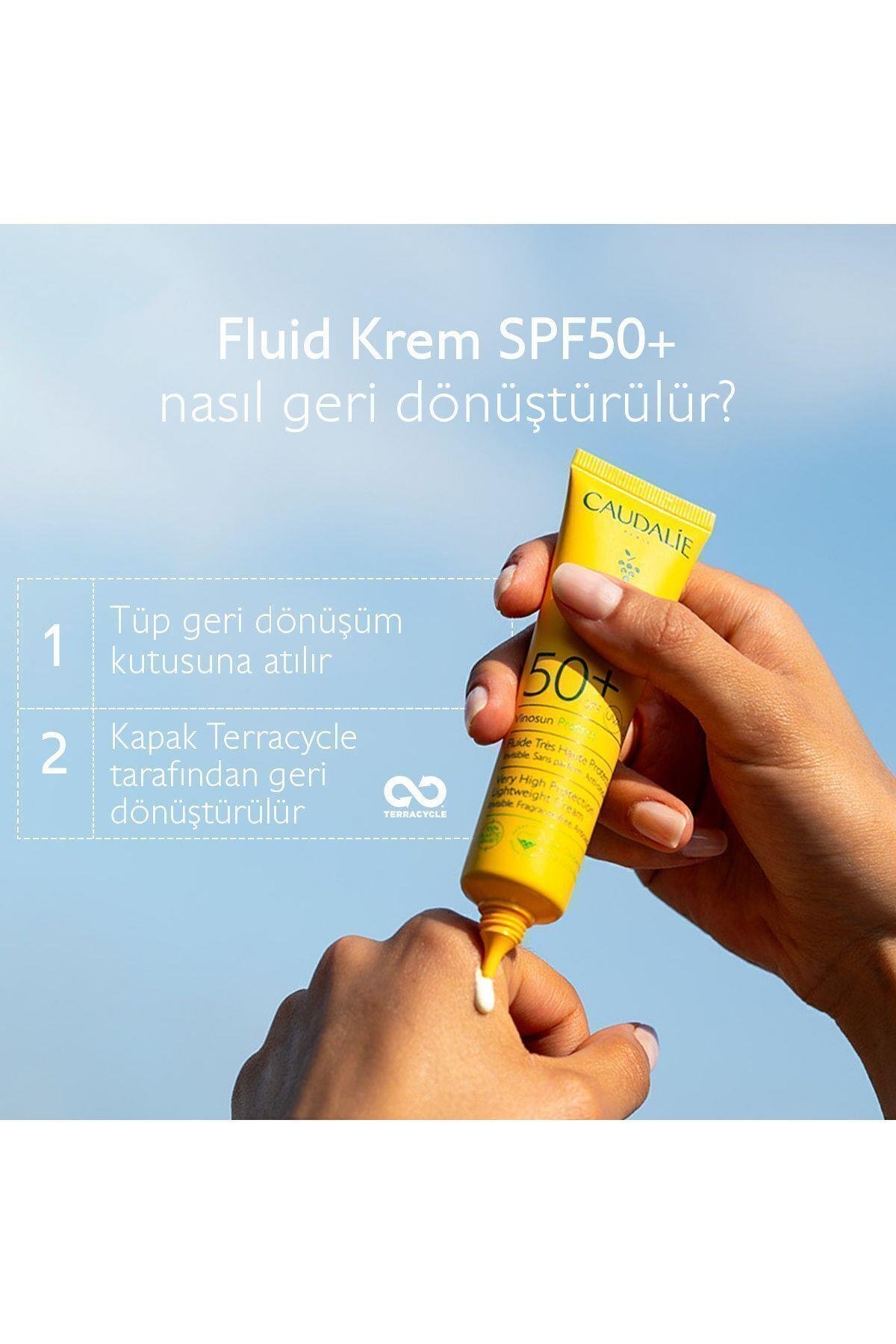 CAUDALİEYÜZ GÜNEŞ ÜRÜNLERİCaudalie Vinosun Ocean Protect Fluide UVA/UVB SPF50+ 40 ml