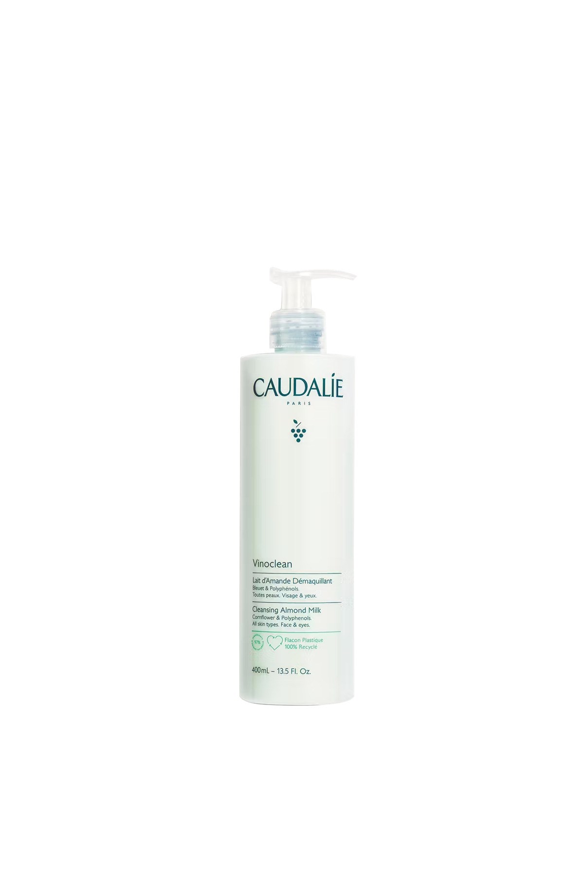 CAUDALİEYÜZ TEMİZLEYİCİLERCaudalie Vinoclean Badem Yağlı Temizleme Sütü 400 ml