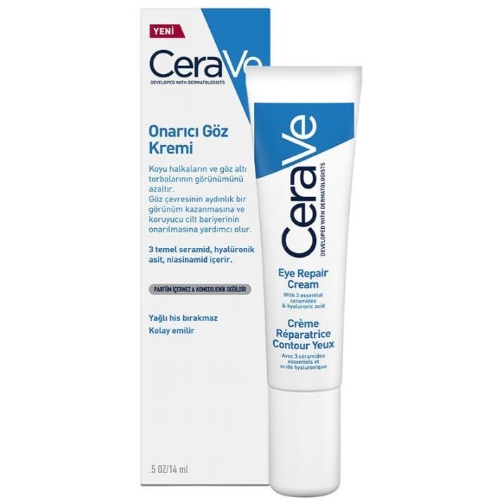 CERAVEGÖZ ÇEVRESİ BAKIMICeraVe Onarıcı ve Nemlendirici Göz Kremi 14 ml