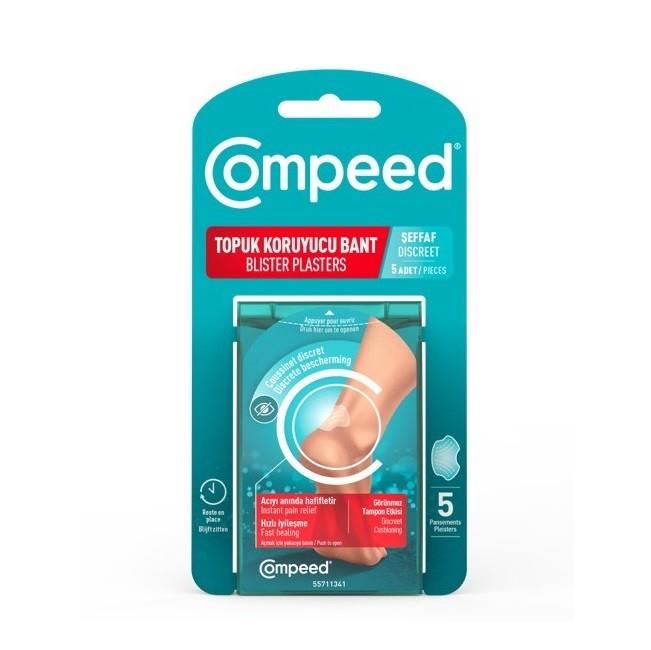 CompeedAYAK KREMLERİCompeed Topuk Koruyucu Bant Şeffaf 5'li