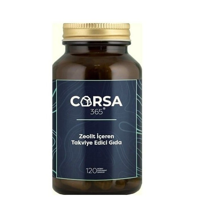 CORSAVİTAMİN-MİNERALLERCorsa 365 Zeolit İçeren Takviye Edici Gıda 120 Kapsül