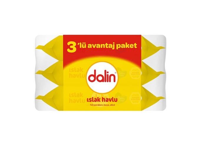 DALİNBEBEK VE ÇOCUK CİLT TEMİZLEME ÜRÜNLERİDalin Islak Mendil 56 Yaprak - 3'lü Avantaj Paketi