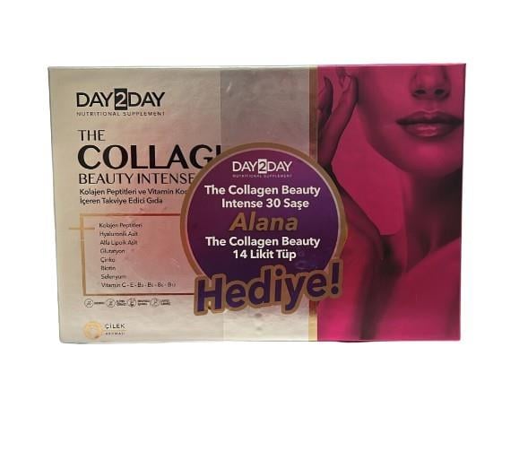 DAY2DAYVİTAMİN-MİNERALLERDay2day The Collagen Beauty Intense 30 Şase + The Colagen Beauty Likit Tüp 14'lü Hediye
