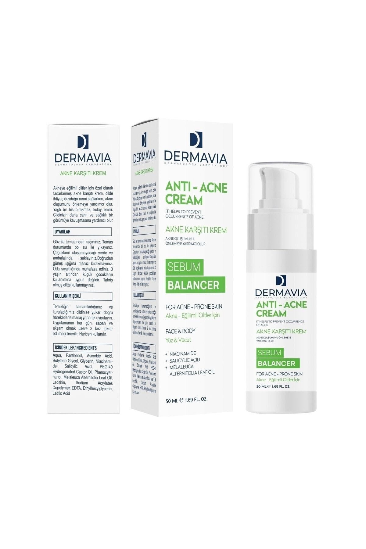DERMAVIALEKE BAKIMIDermavia Akne Karşıtı Krem 50 ml