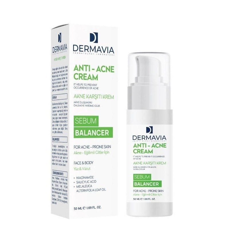 DERMAVIALEKE BAKIMIDermavia Akne Karşıtı Krem 50 ml