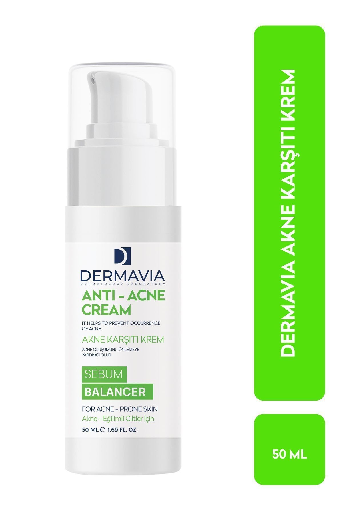 DERMAVIALEKE BAKIMIDermavia Akne Karşıtı Krem 50 ml