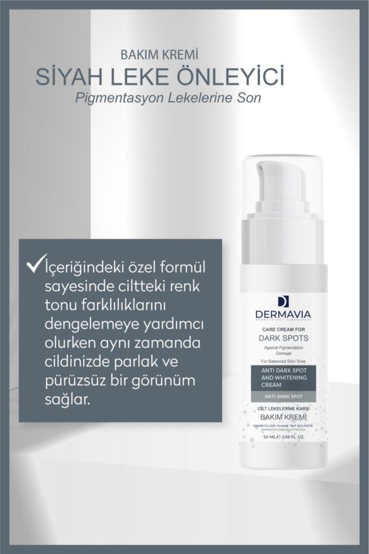DERMAVIANEMLENDİRİCİLERDermavia Cilt Lekelerine Karşı Bakım Kremi 50 ml