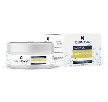 DERMAVIANEMLENDİRİCİLERDermavia Kükürtlü Vücut Kremi 150 ml