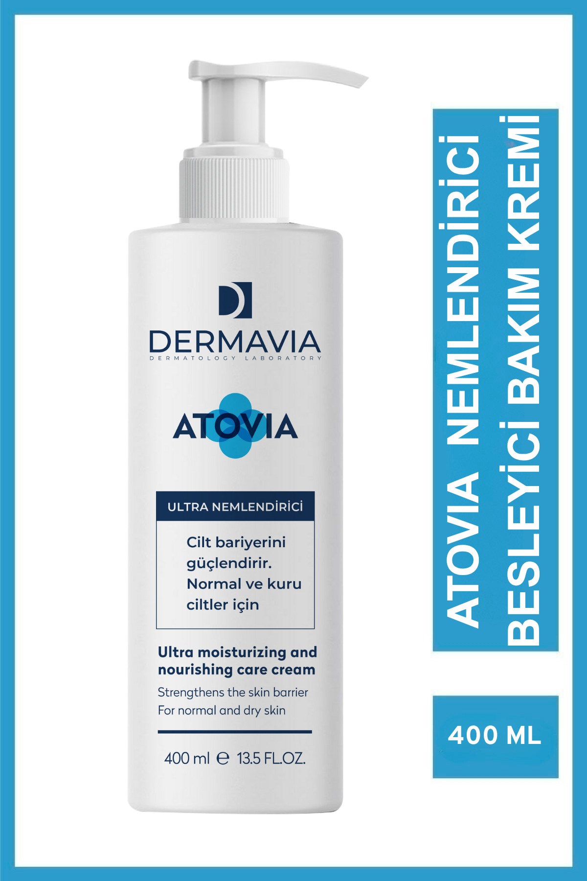 DERMAVIAVÜCUT NEMLENDİRİCİLERDermavia Atovia Ultra Nemlendirici Krem 400 ml