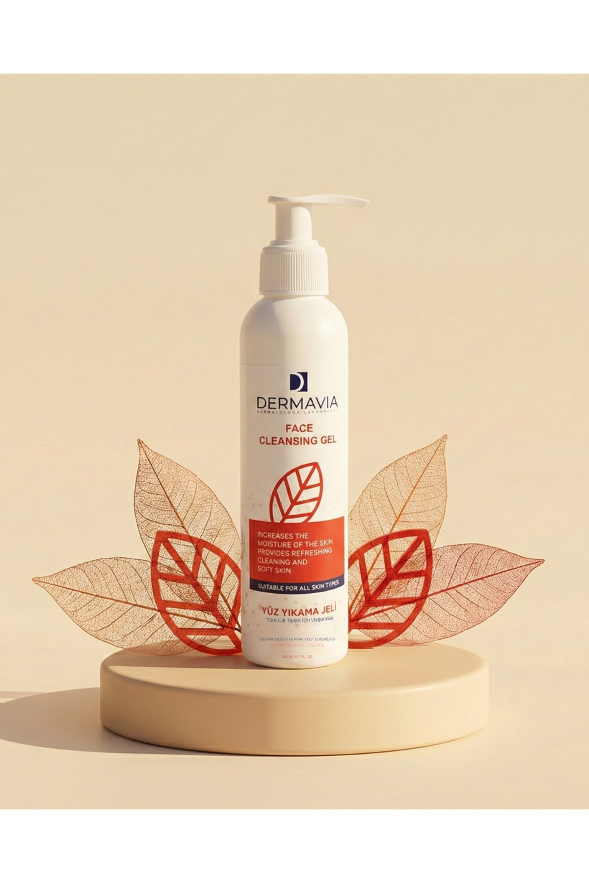 DERMAVIAYÜZ TEMİZLEYİCİLERDermavia Laktik Asit Yüz Yıkama Jeli 200 ml