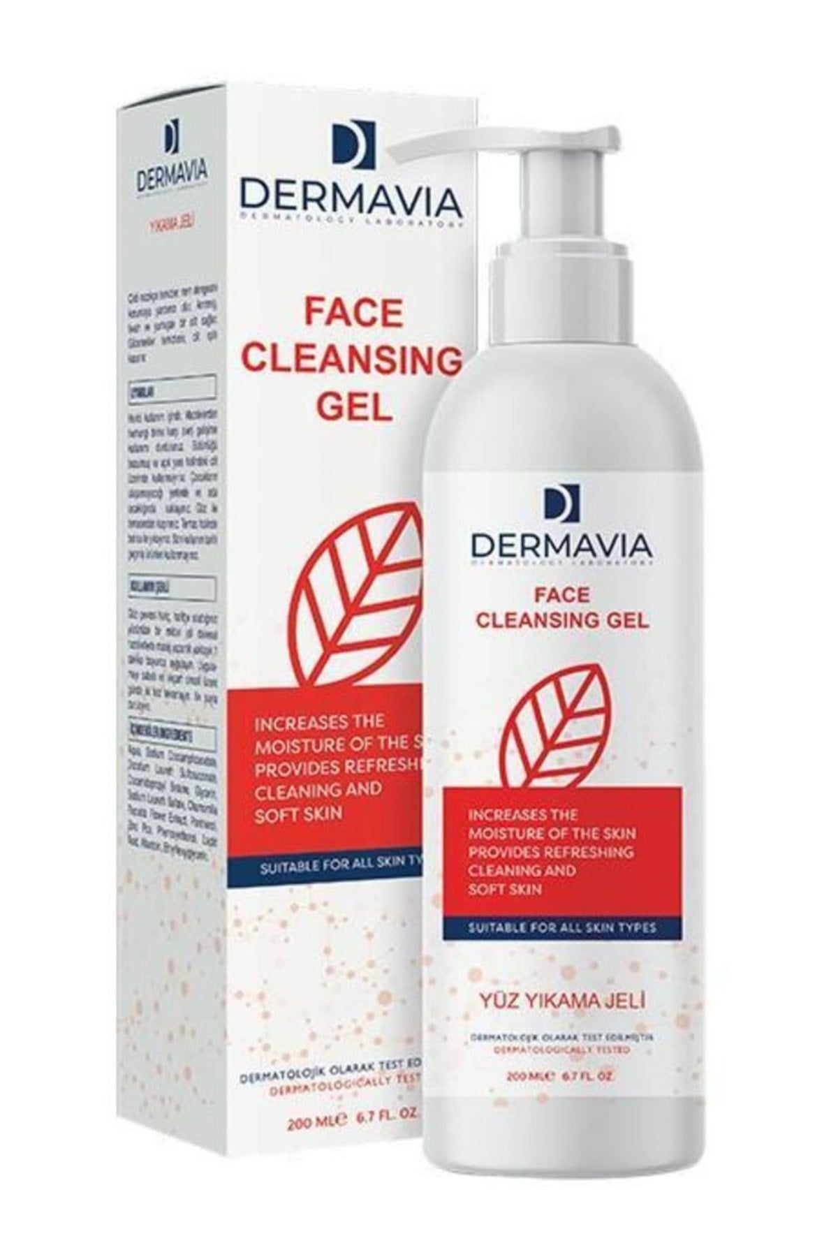 DERMAVIAYÜZ TEMİZLEYİCİLERDermavia Laktik Asit Yüz Yıkama Jeli 200 ml