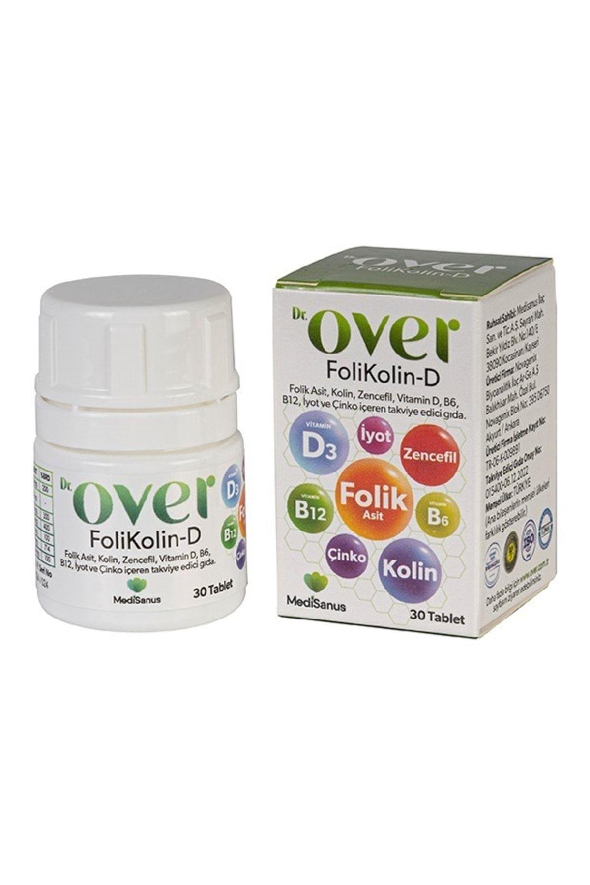DR OVERVİTAMİN-MİNERALLERDr. Over Folikolin D 30 Tablet