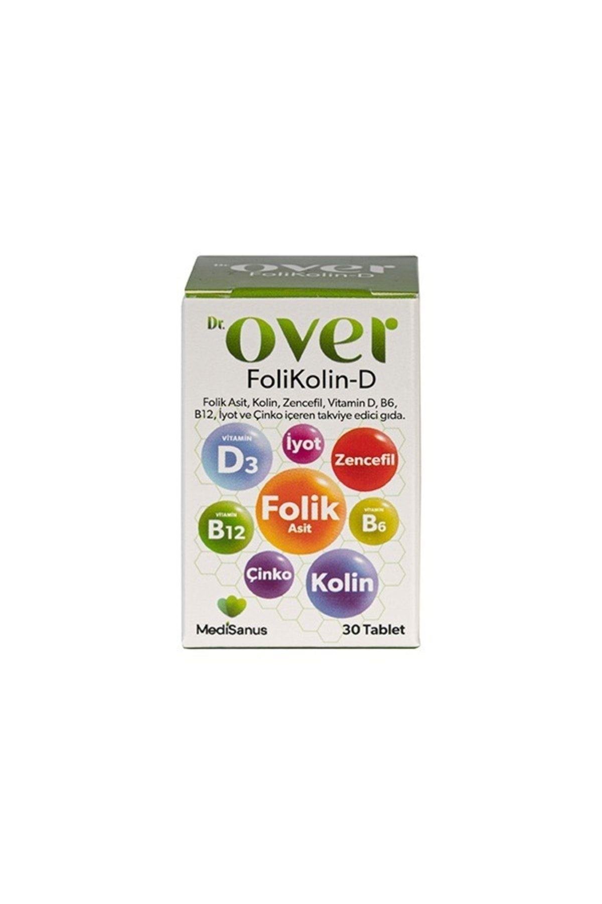 DR OVERVİTAMİN-MİNERALLERDr. Over Folikolin D 30 Tablet