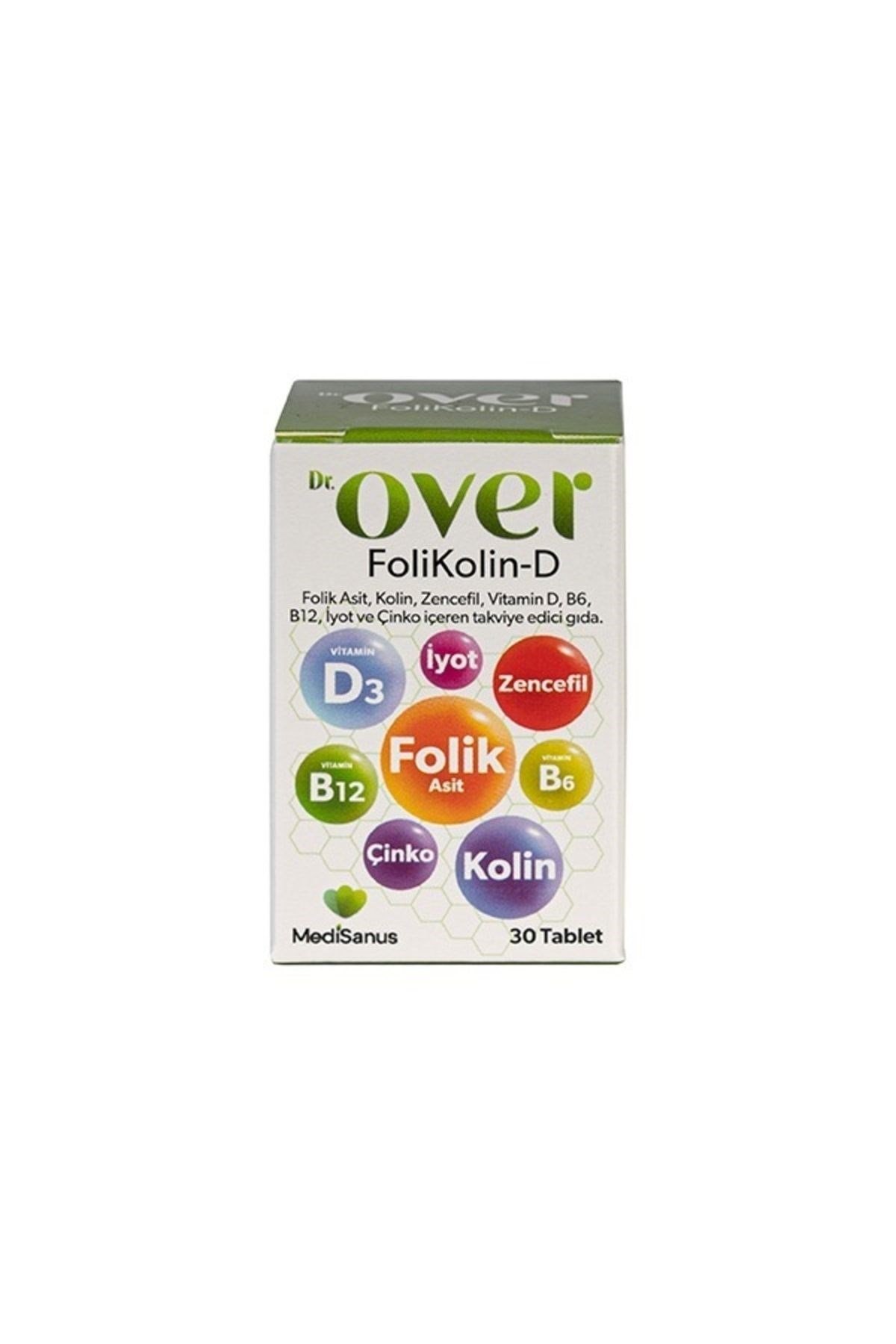 DR OVERVİTAMİN-MİNERALLERDr. Over Folikolin D 30 Tablet