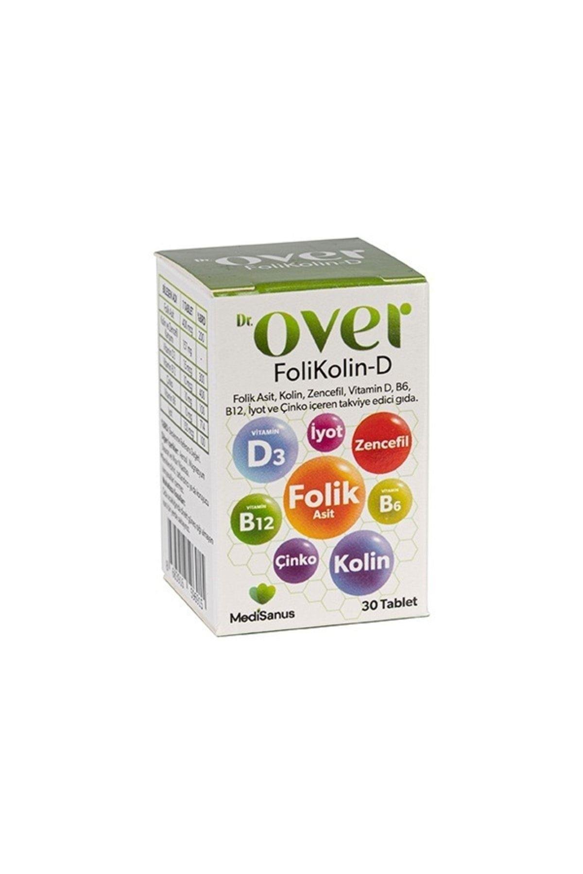 DR OVERVİTAMİN-MİNERALLERDr. Over Folikolin D 30 Tablet