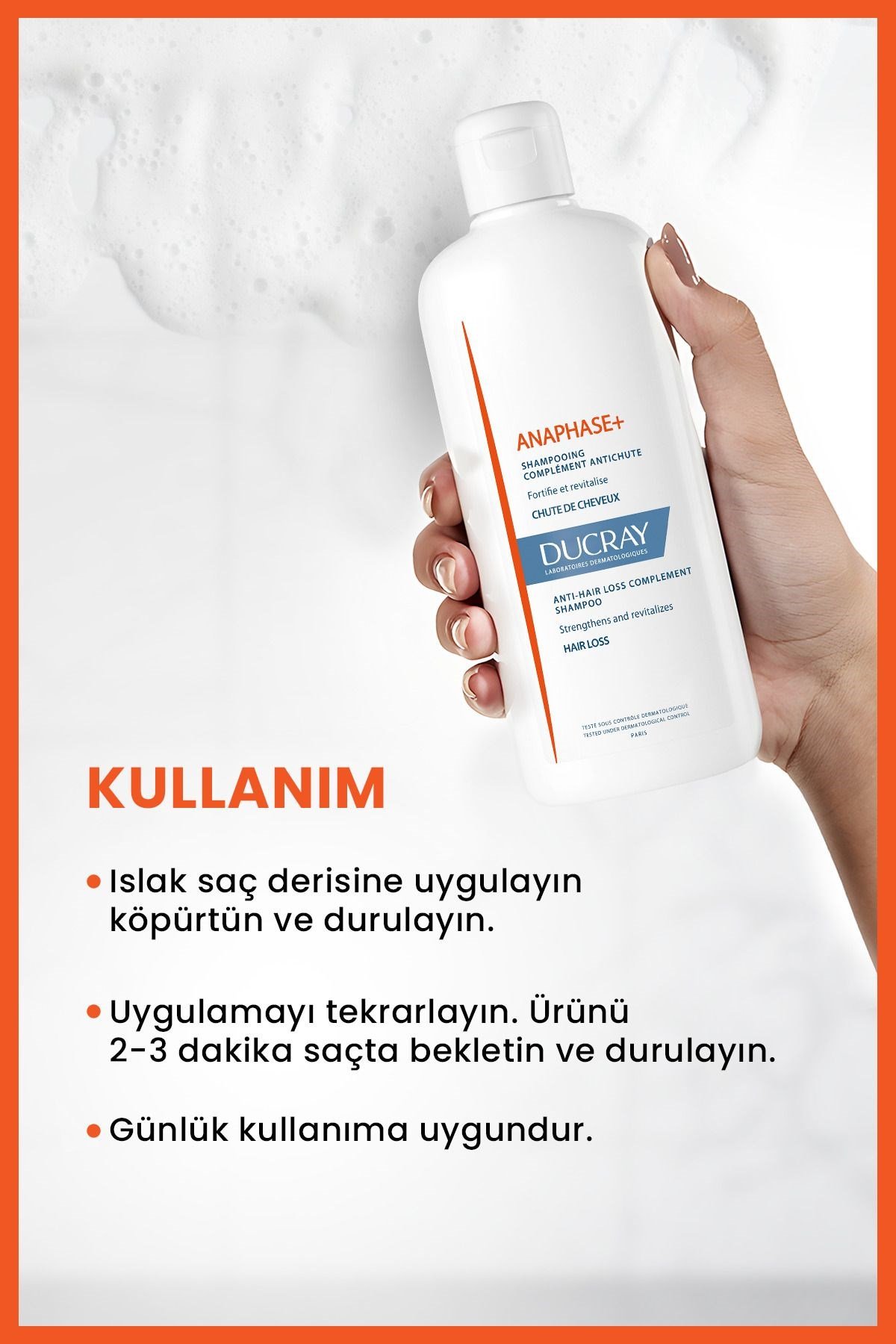 DUCRAYŞAMPUANLARDucray Anaphase Dökülme Karşıtı Şampuan 400 ml