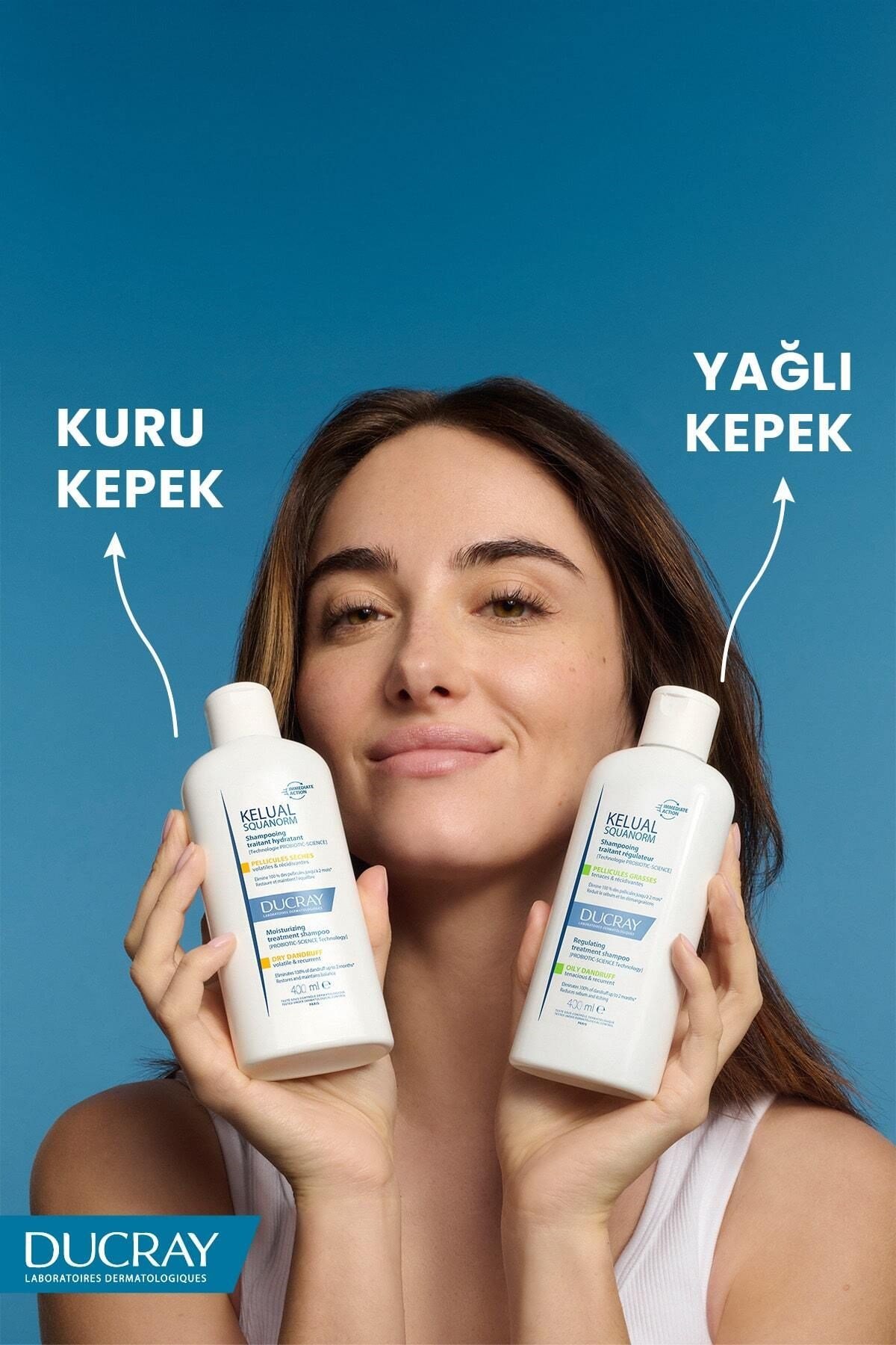 DUCRAYŞAMPUANLARDucray Kelual Squanorm Kuru Saçlar İçin Kepek Karşıtı Şampuan 400 ml