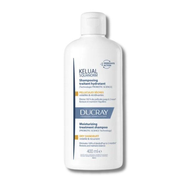 DUCRAYŞAMPUANLARDucray Kelual Squanorm Kuru Saçlar İçin Kepek Karşıtı Şampuan 400 ml