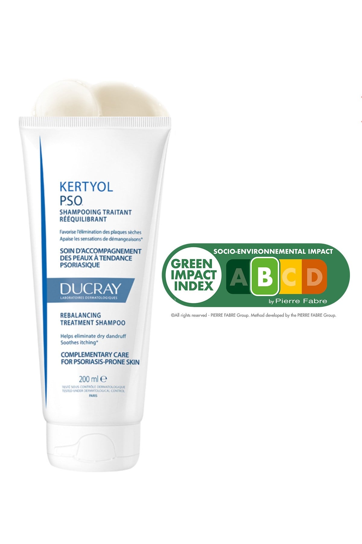 DUCRAYŞAMPUANLARDucray Kertyol PSO Saç Derisi Pullanma Şampuanı 200 ml