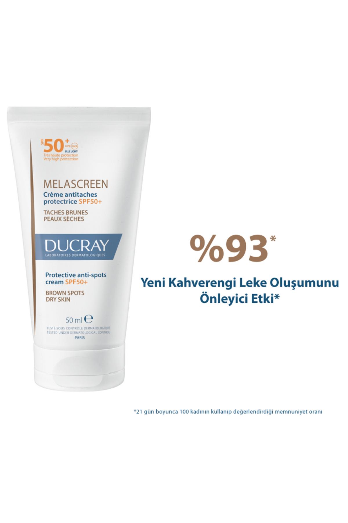 DUCRAYYÜZ GÜNEŞ ÜRÜNLERİDucray Melascreen Protective Anti-Spots Cream SPF50 50 ml