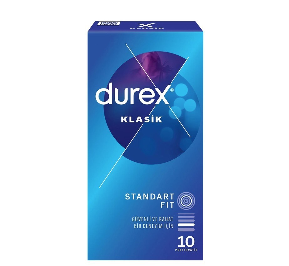 DUREXPREZERVATİFLERDurex Klasik Prezervatif 10'lu