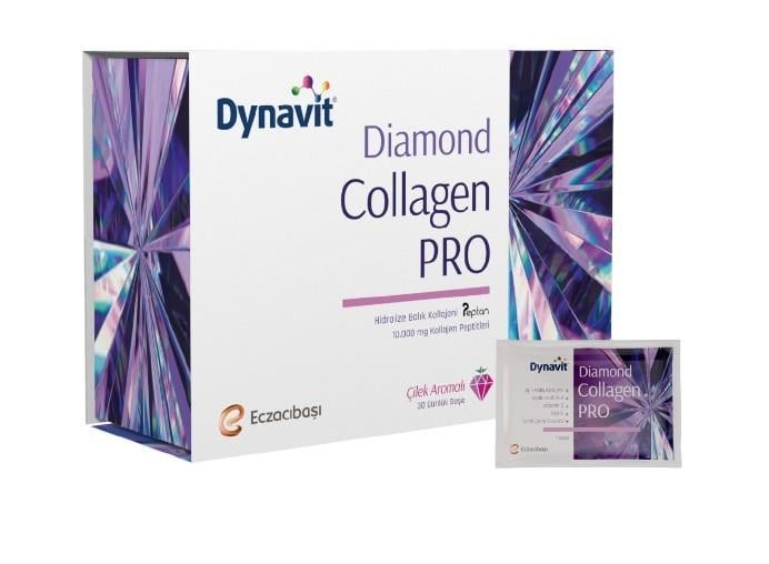DYNAVİTKOLAJENLERDynavit Diamond Collagen Pro Çilek Aromalı 30 Günlük Şase