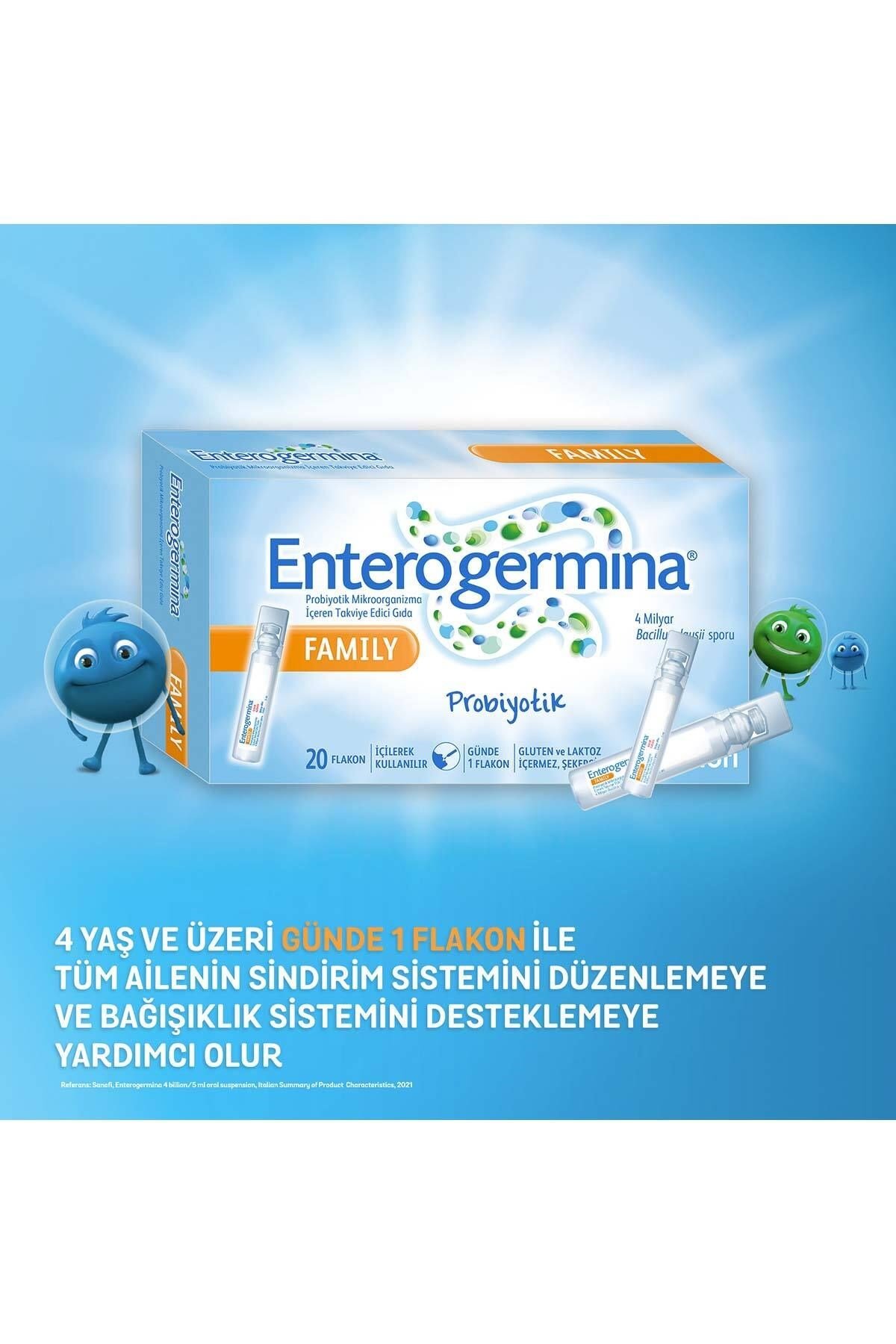ENTEROGERMİNAPROBİYOTİKLEREnterogermina Family 5 ml x 20 Flakon