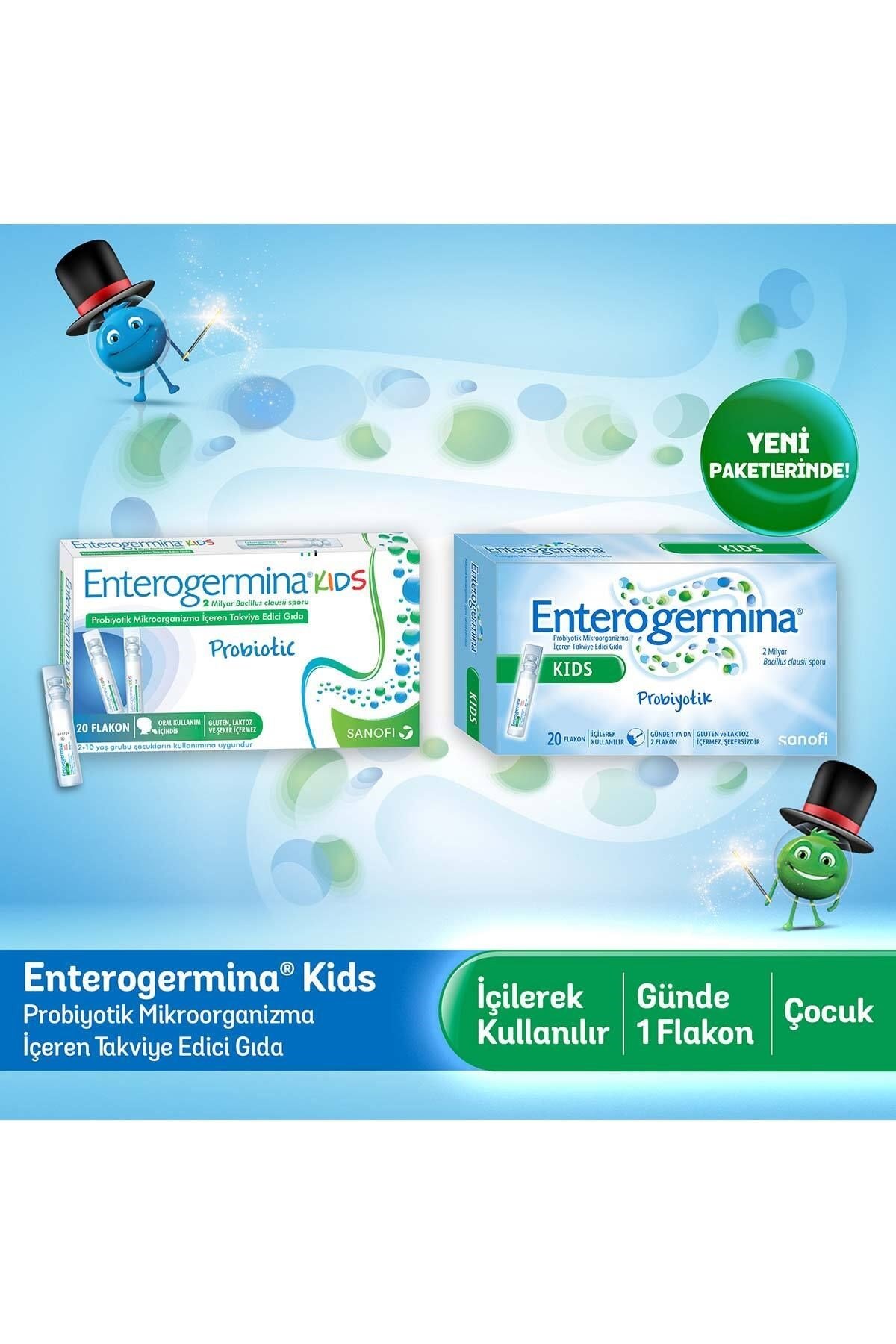 ENTEROGERMİNAPROBİYOTİKLEREnterogermina Kids 5 ml x 20 Flakon