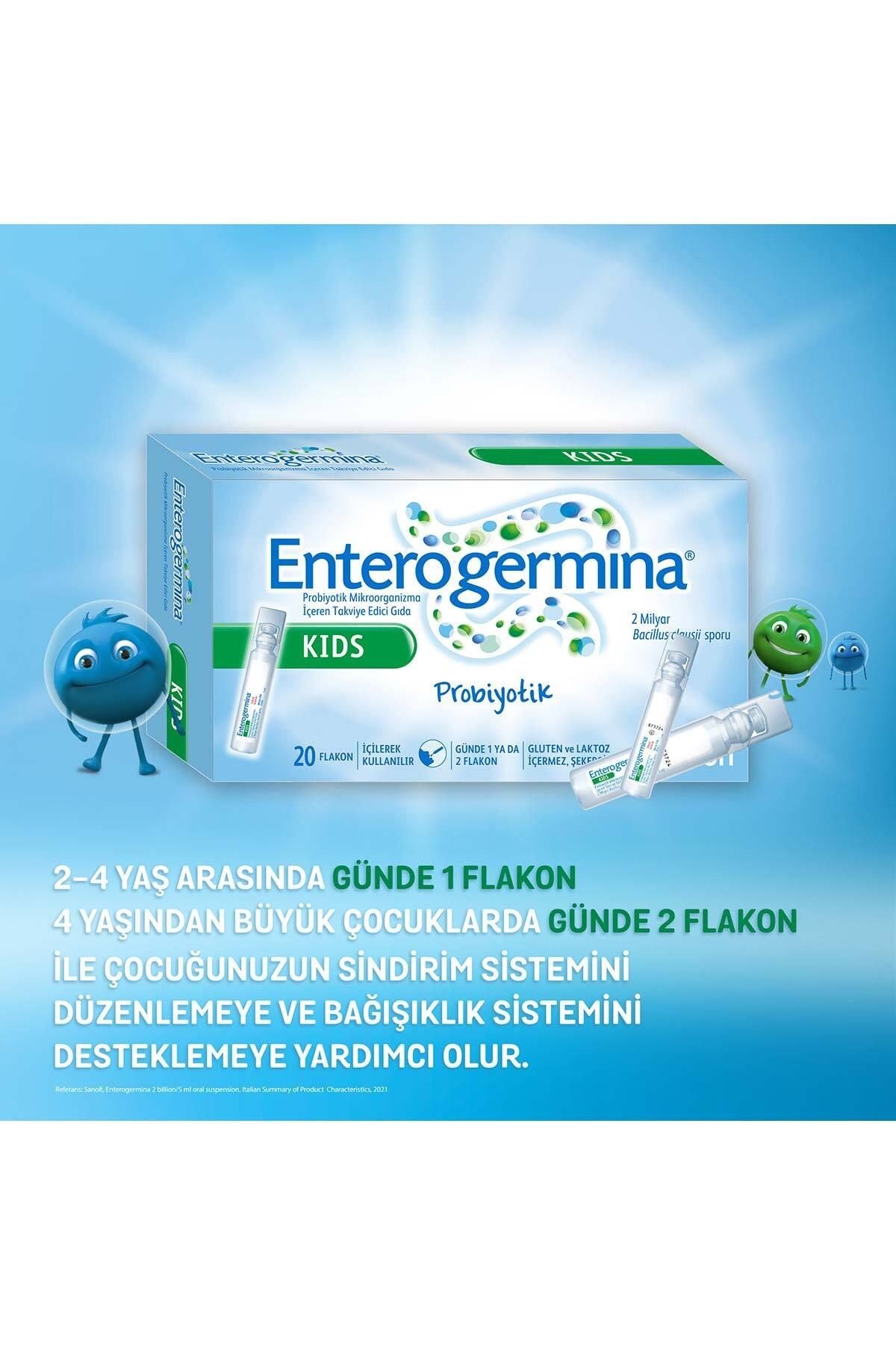 ENTEROGERMİNAPROBİYOTİKLEREnterogermina Kids 5 ml x 20 Flakon