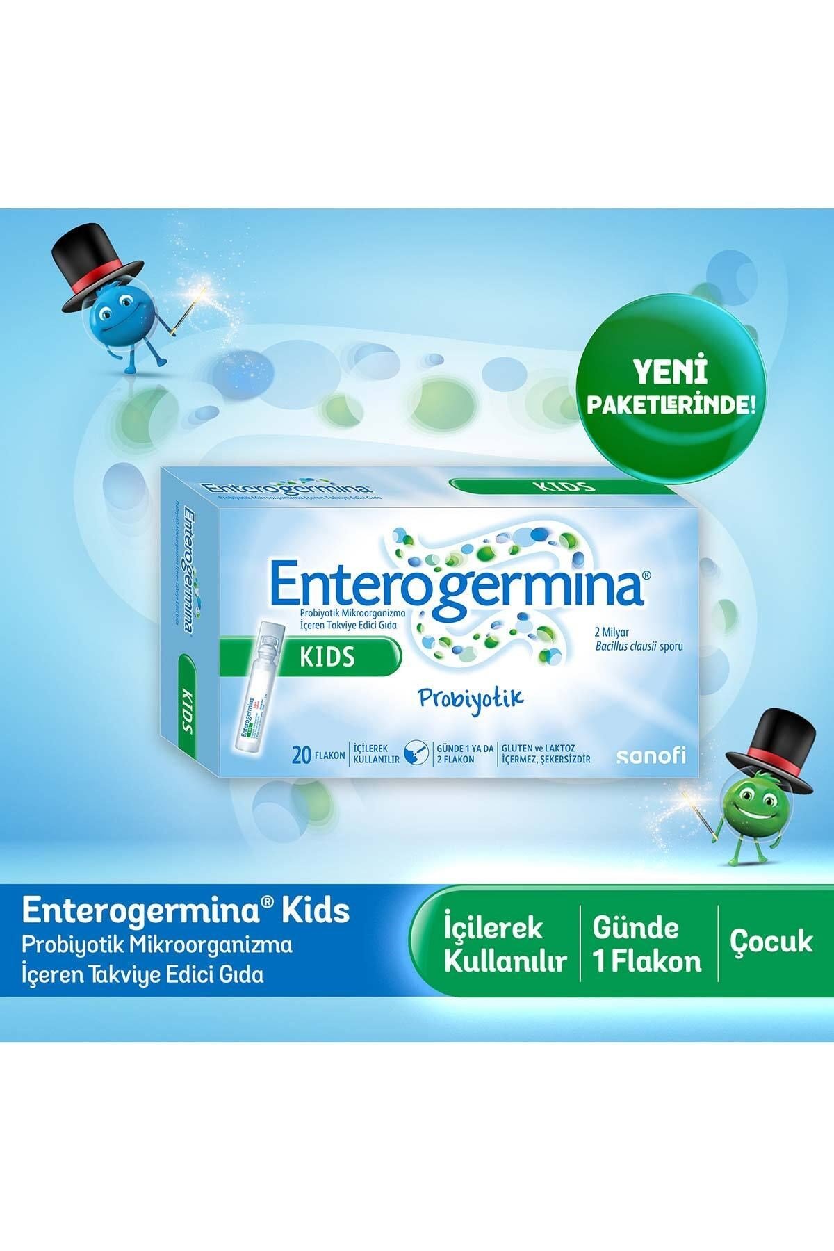 ENTEROGERMİNAPROBİYOTİKLEREnterogermina Kids 5 ml x 20 Flakon