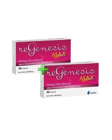 EXELTİSVİTAMİN-MİNERALLERRegenesis Max 30 Kapsül 2'li Paket