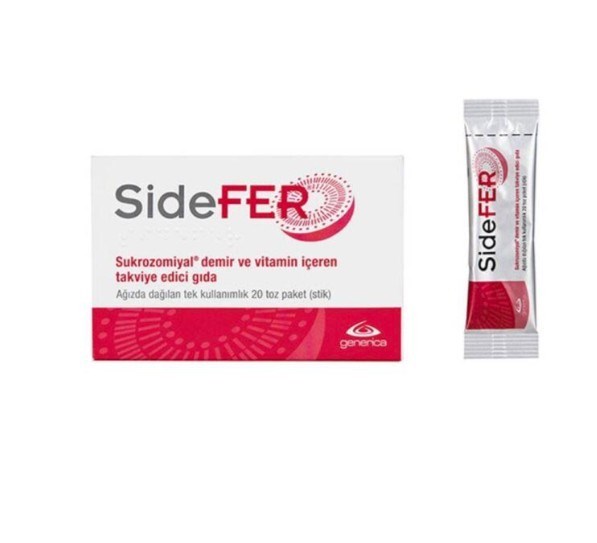 GENERİCAVİTAMİN-MİNERALLERSidefer 20 Sticks