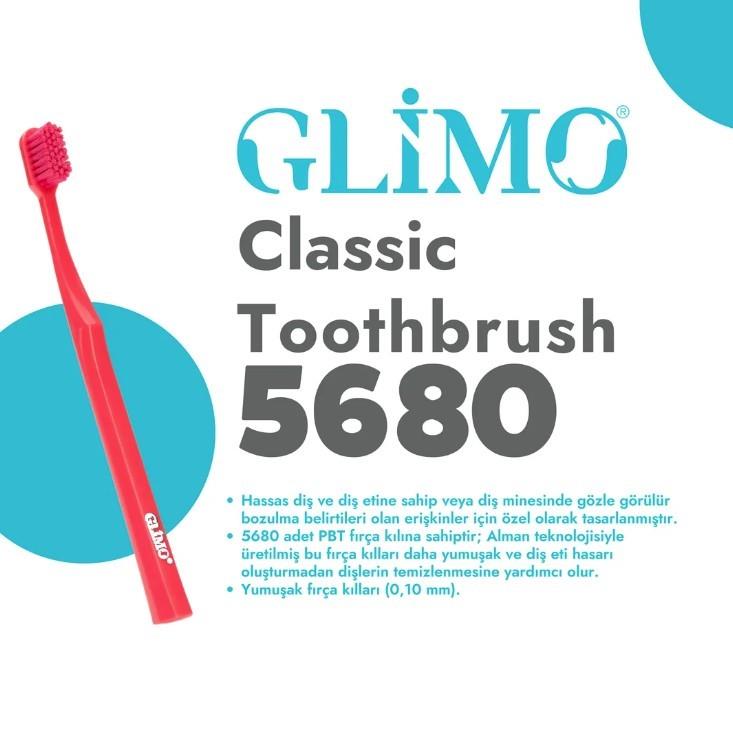 GLİMODİŞ FIRÇALARIGlimo Classic Extra Soft 5680 Diş Fırçası