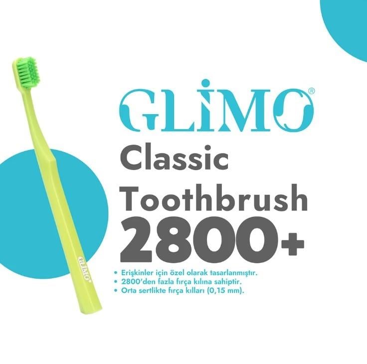 GLİMODİŞ FIRÇALARIGlimo Classic Medium 2800+ Diş Fırçası