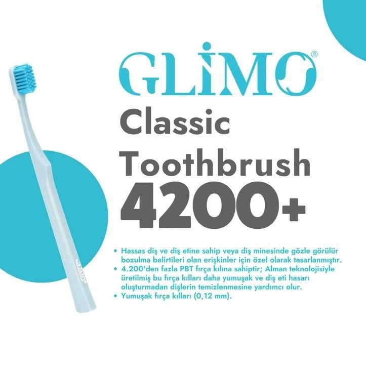 GLİMODİŞ FIRÇALARIGlimo Classic Soft 4200+ Diş Fırçası